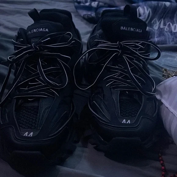 BALENCIAGA ブラック ピーコート 44 バレンシアガ ピーコート BALENCIAGA ブラック44